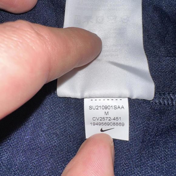 Nike Rafa Challenger Men's Tennis Top Obsidian/White Sample - Picture 6 of 9